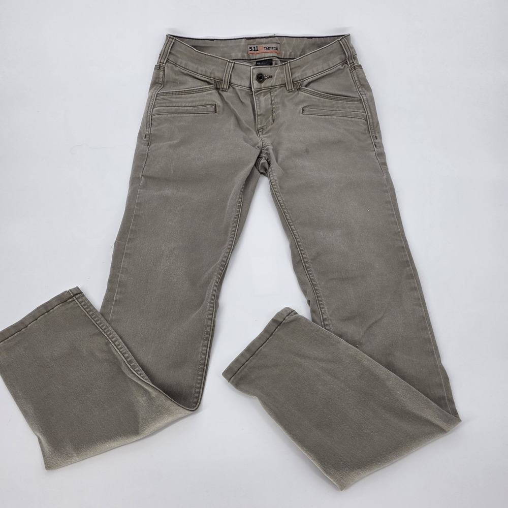 5.11 Tactical Women Defender Flex Gray Pants Sz 4 Workwear Outdoor Hiking